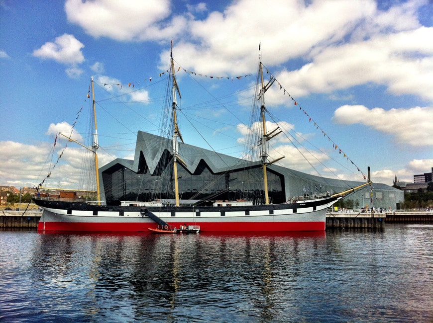 escursione di mezza giornata al transport and Riverside Museum di Glasgow