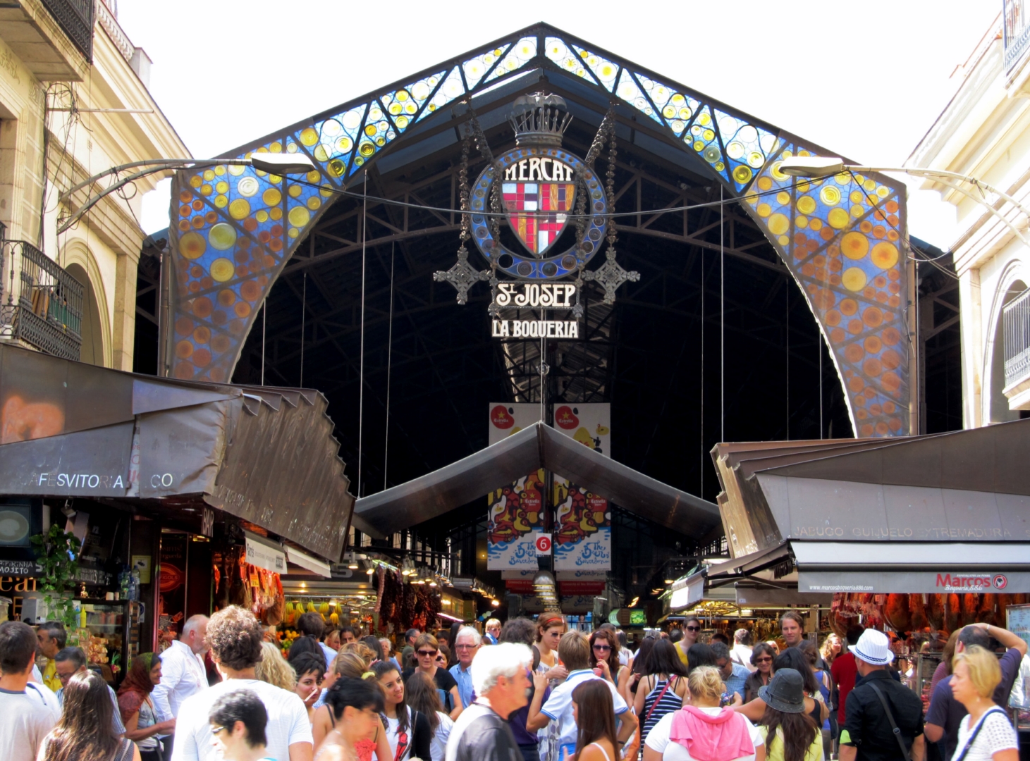 Mezza giornata di visita alle Ramblas e al mercato de la Boqueria
